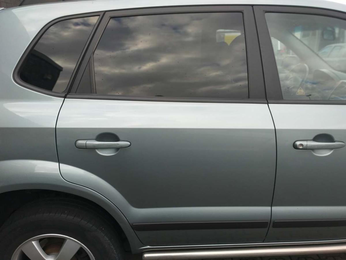 Hyundai Tucson original Tür hinten rechts Hellblaumetallic Rohbau Bj.2005